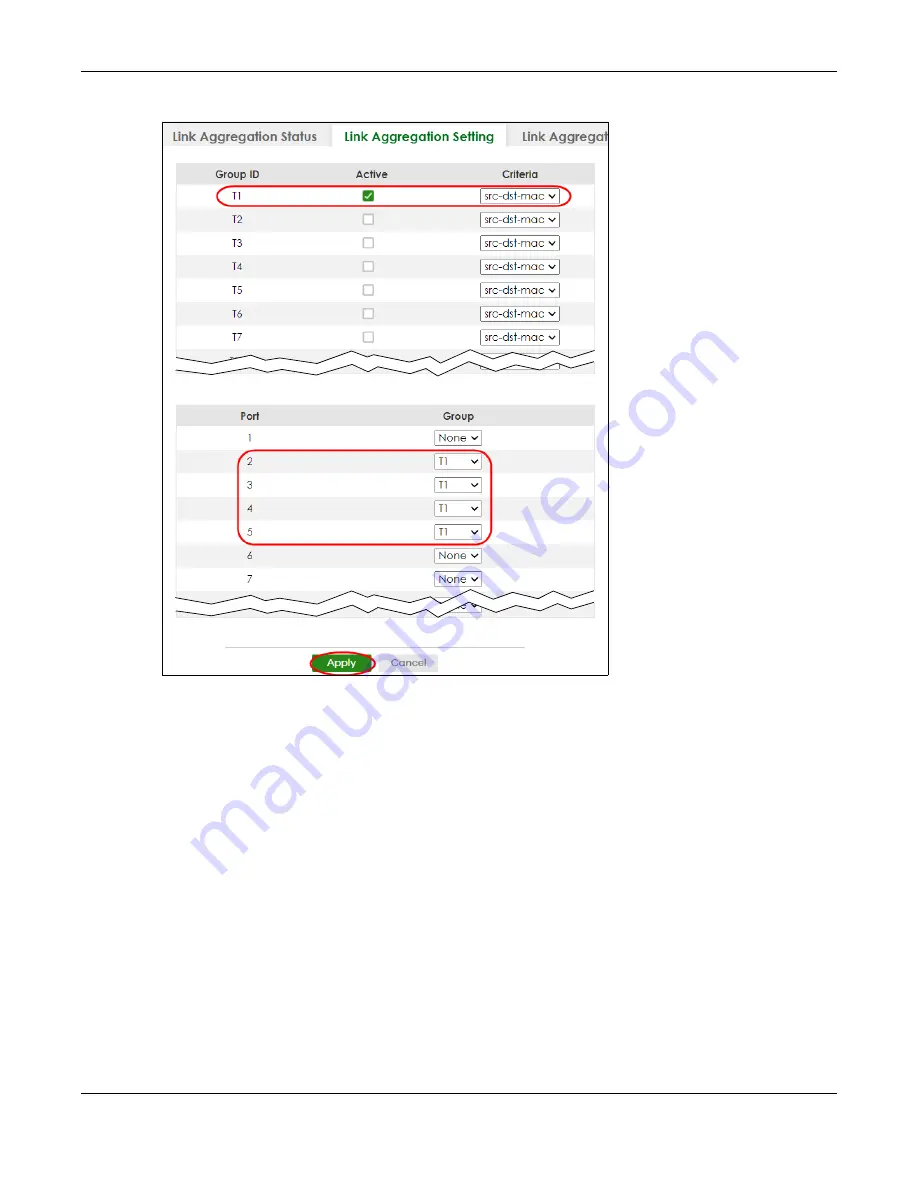 ZyXEL Communications XS3800-28 User Manual Download Page 233