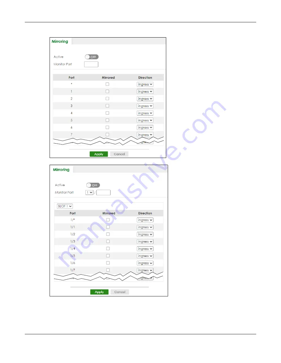 ZyXEL Communications XS3800-28 User Manual Download Page 294