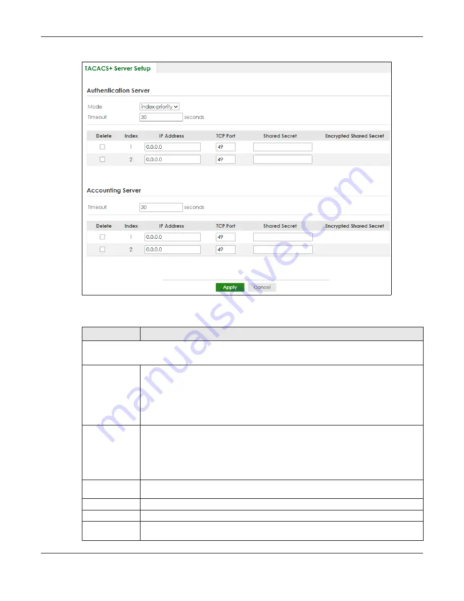 ZyXEL Communications XS3800-28 User Manual Download Page 546