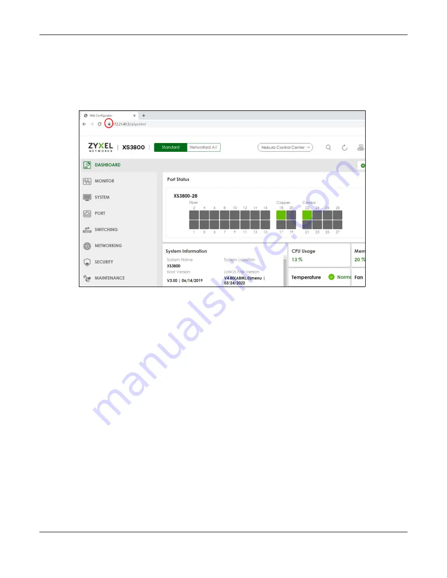 ZyXEL Communications XS3800-28 User Manual Download Page 565