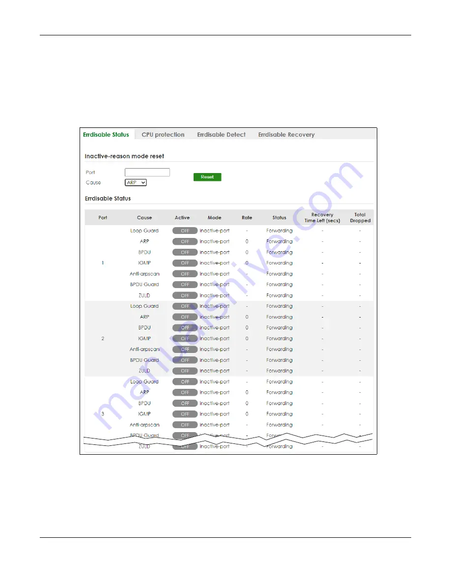 ZyXEL Communications XS3800-28 User Manual Download Page 597