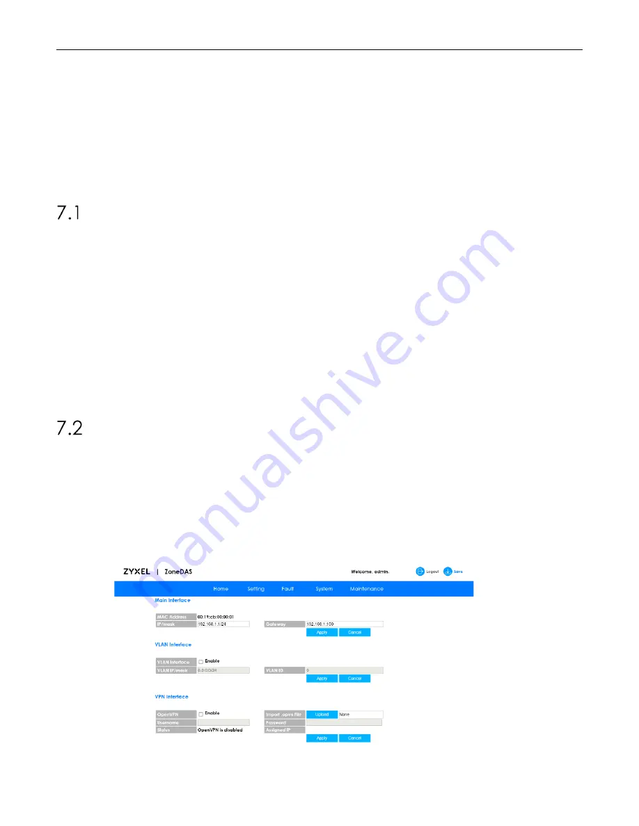 ZyXEL Communications ZoneDAS User Manual Download Page 45