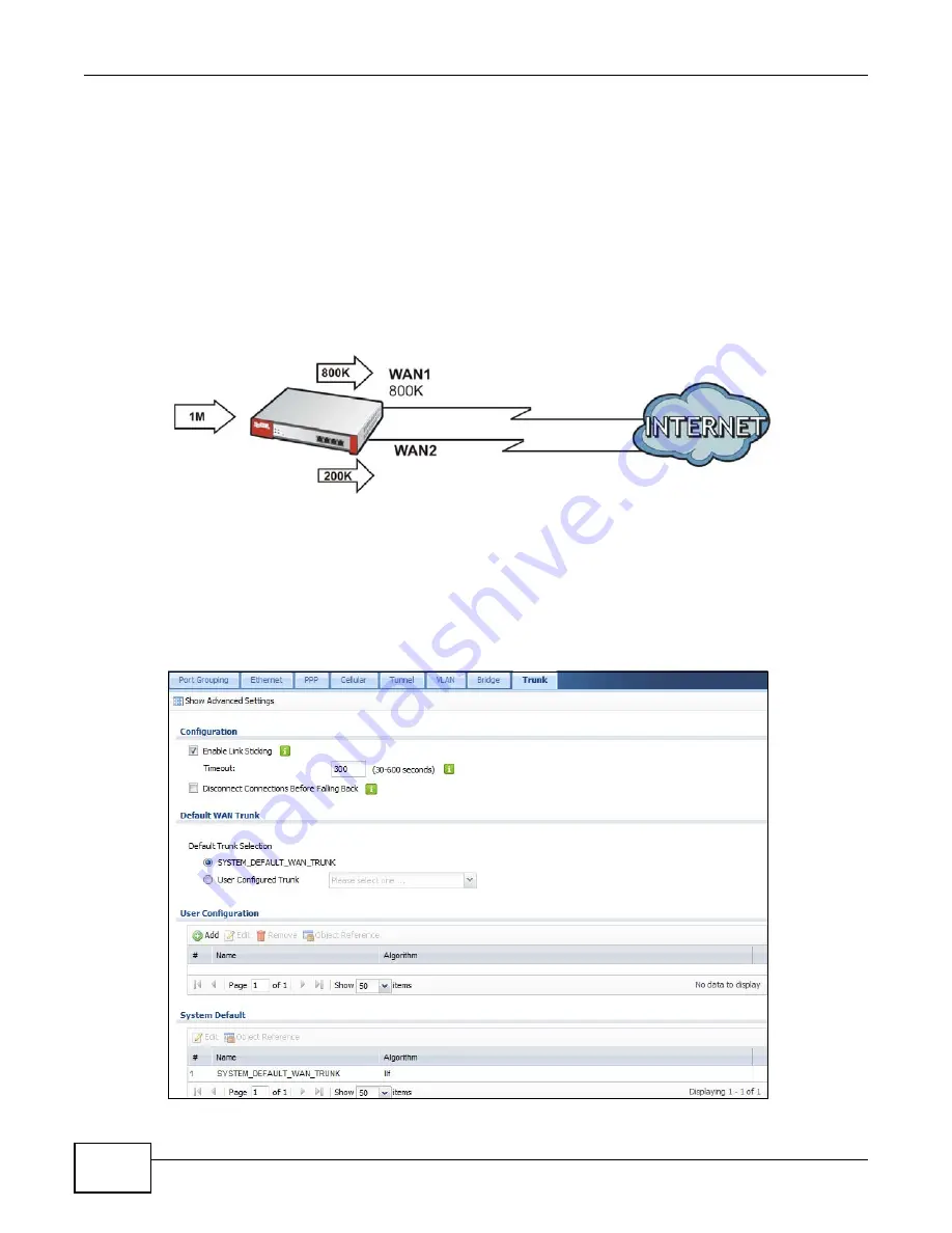 ZyXEL Communications ZyWALL 110 Series User Manual Download Page 180