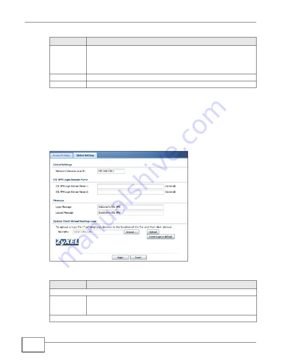 ZyXEL Communications ZyWALL 110 Series User Manual Download Page 322