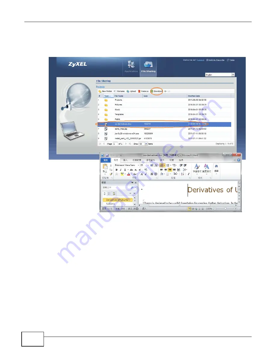 ZyXEL Communications ZyWALL 110 Series User Manual Download Page 336