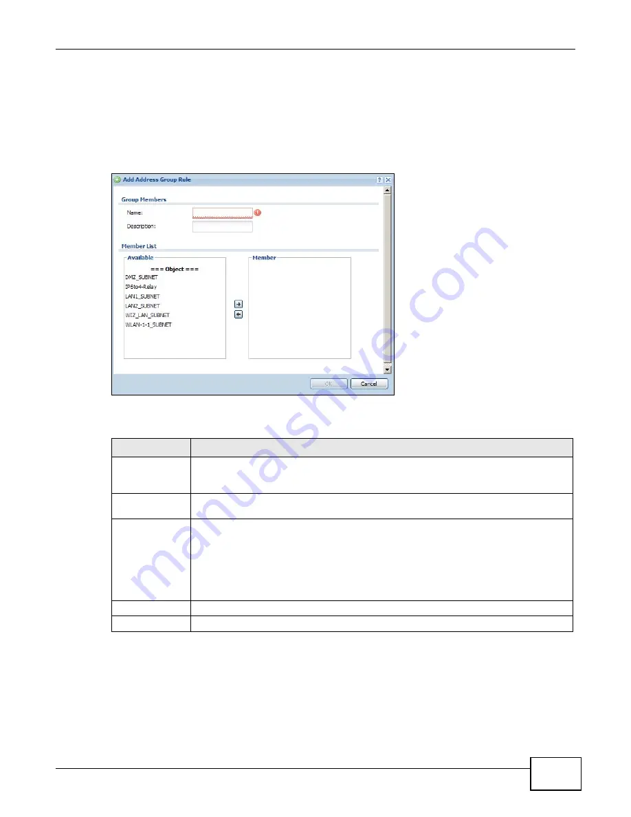 ZyXEL Communications ZyWALL 110 Series User Manual Download Page 389