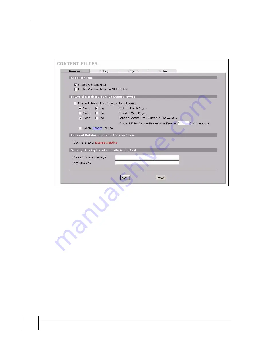 ZyXEL Communications ZYWALL 2 WG User Manual Download Page 134