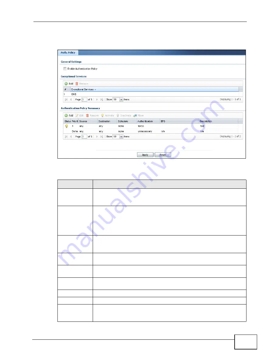 ZyXEL Communications ZyWALL USG 100 Series Manual Download Page 455