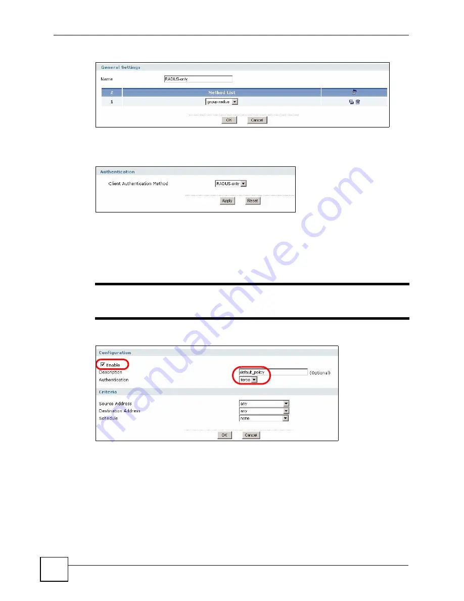 ZyXEL Communications ZyWall USG 50-H Series Скачать руководство пользователя страница 116