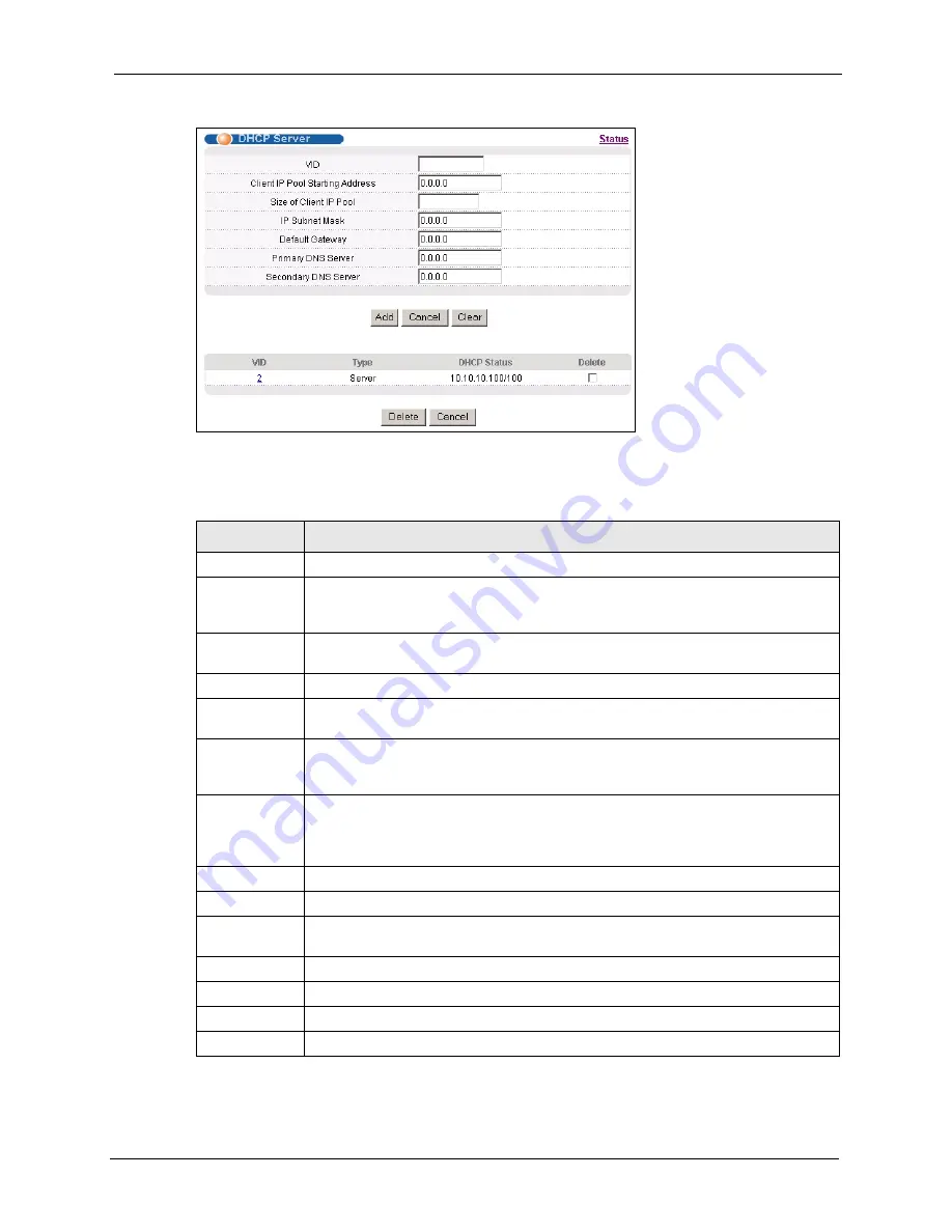 ZyXEL Communications ZyXEL Dimension ES-2724 User Manual Download Page 185