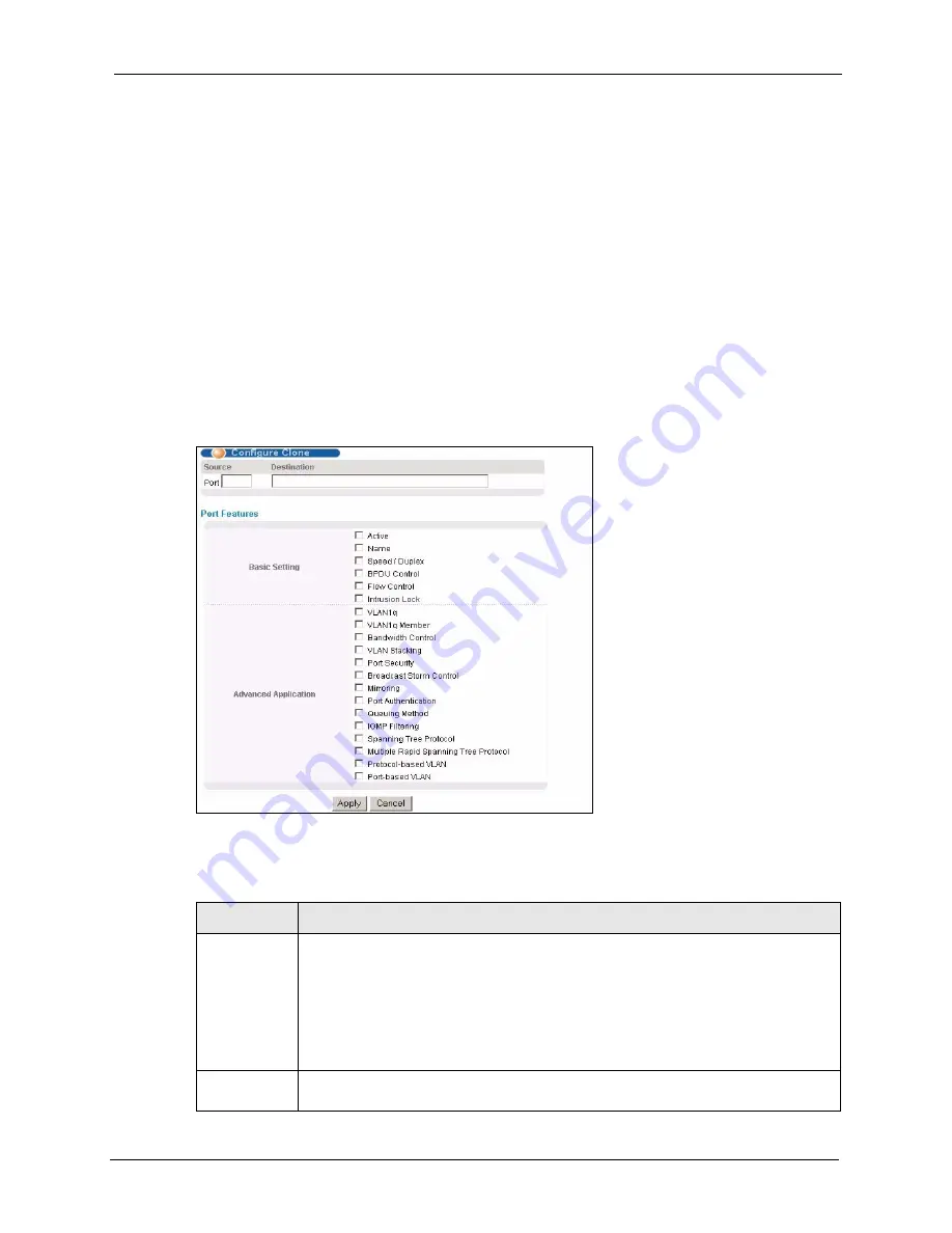 ZyXEL Communications ZyXEL Dimension ES-2724 User Manual Download Page 233