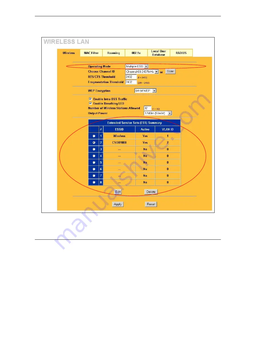 ZyXEL Communications ZyXEL ZyAIR B-3000 Quick Installation Manual Download Page 16