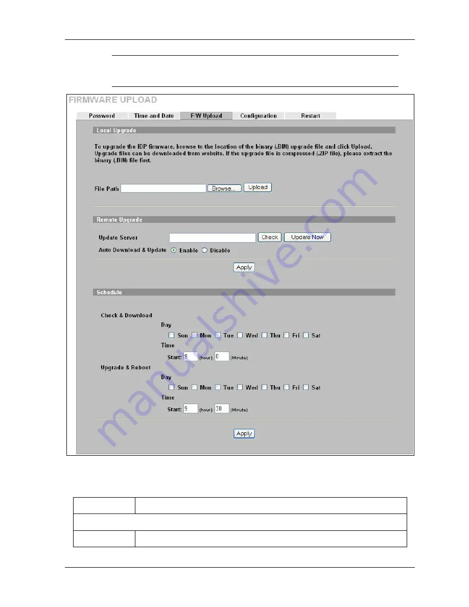 ZyXEL Communications ZyXEL ZyWALL IDP 10 Скачать руководство пользователя страница 89