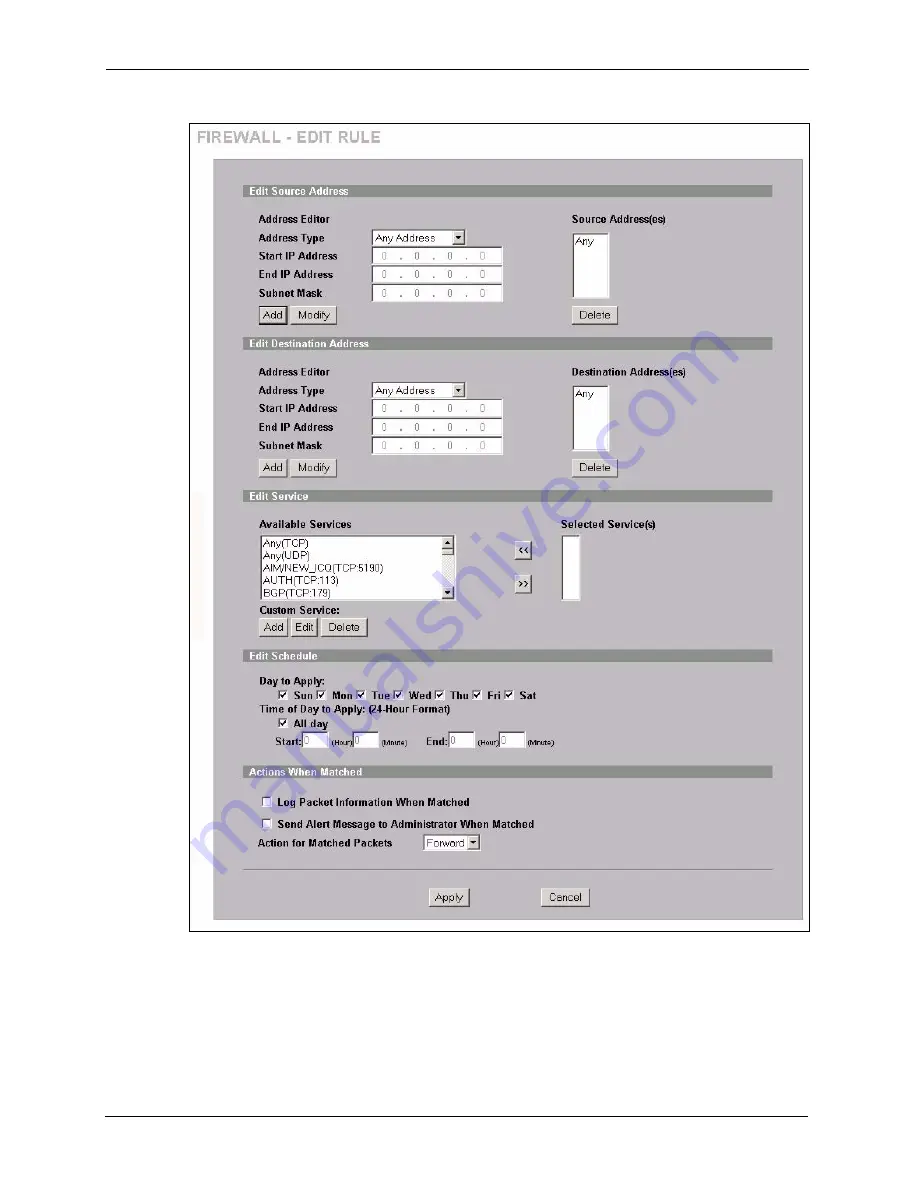 ZyXEL Communications ZyXEL ZyWALL P1 User Manual Download Page 111