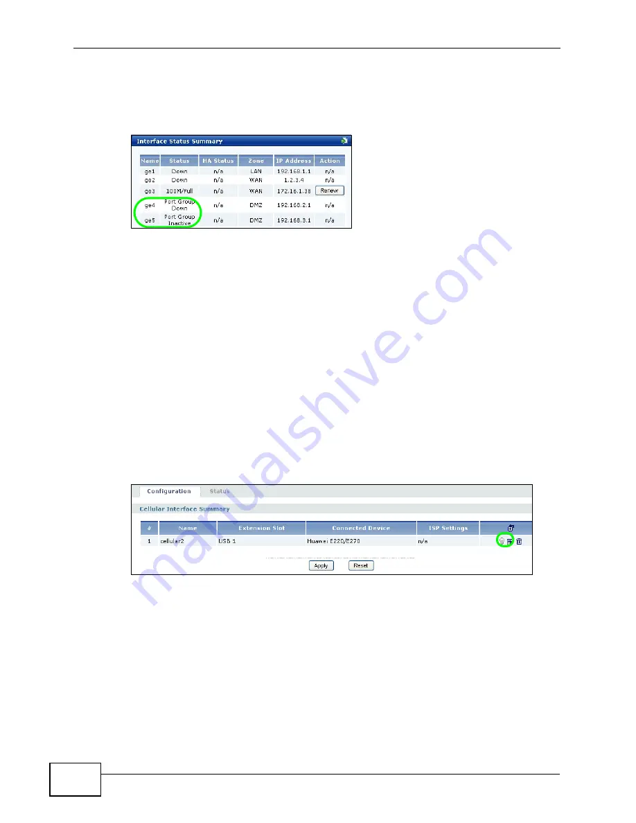 ZyXEL Communications ZyXEL ZyWALL USG-1000 Скачать руководство пользователя страница 106