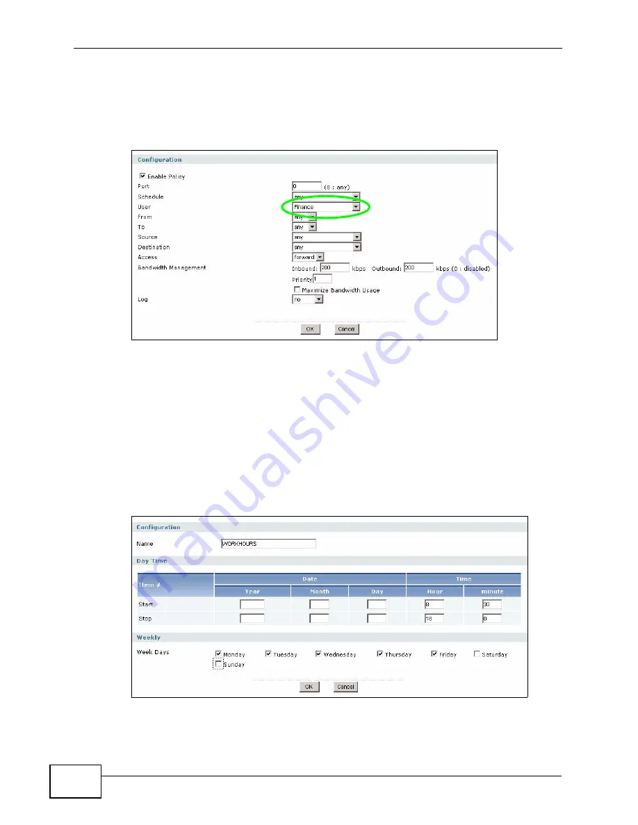 ZyXEL Communications ZyXEL ZyWALL USG-1000 User Manual Download Page 120